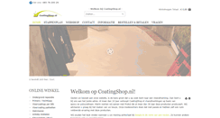 Desktop Screenshot of coatingshop.nl